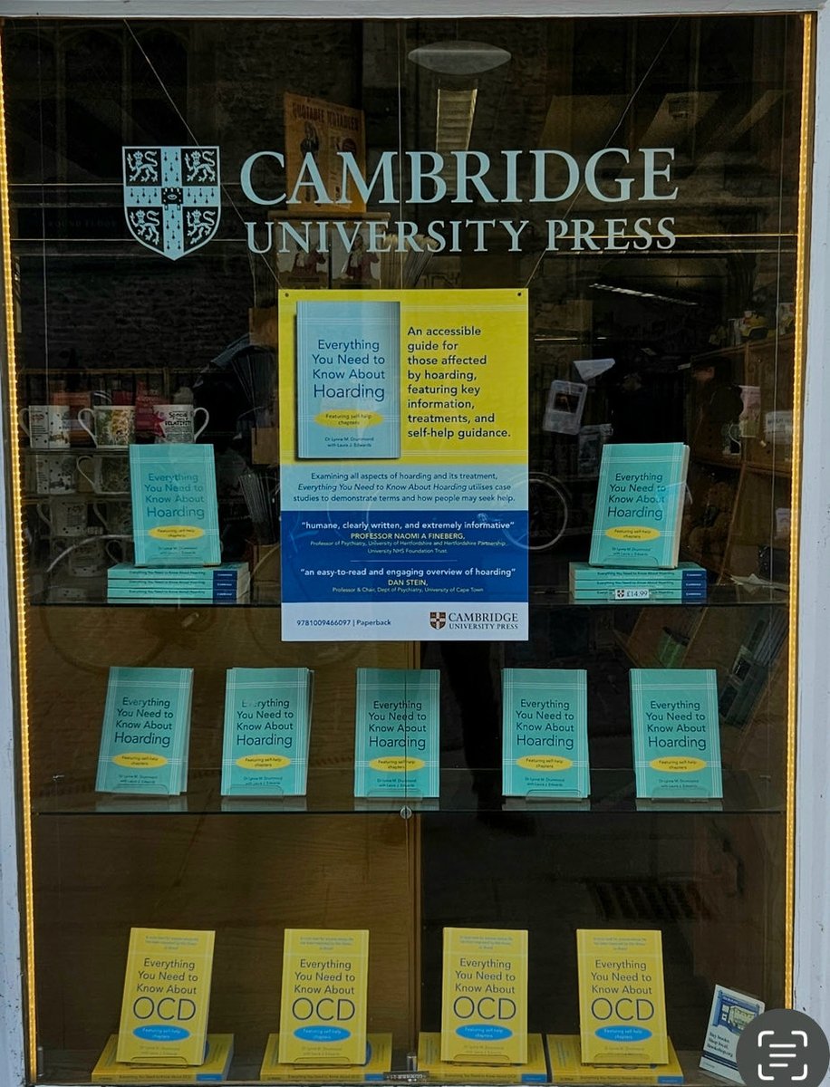 lynne_drummond's tweet image. My book on #hoarding is currently under half price on Amazon #ocd #psychiatry #paychology #cbt #MentalHealthAwareness #OCDAwarenessWeek
Deal:%20Everything%20You%20Need%20to%20Know%20About%20Hoarding%20https%3A//amzn.eu/d/2O7rxWR