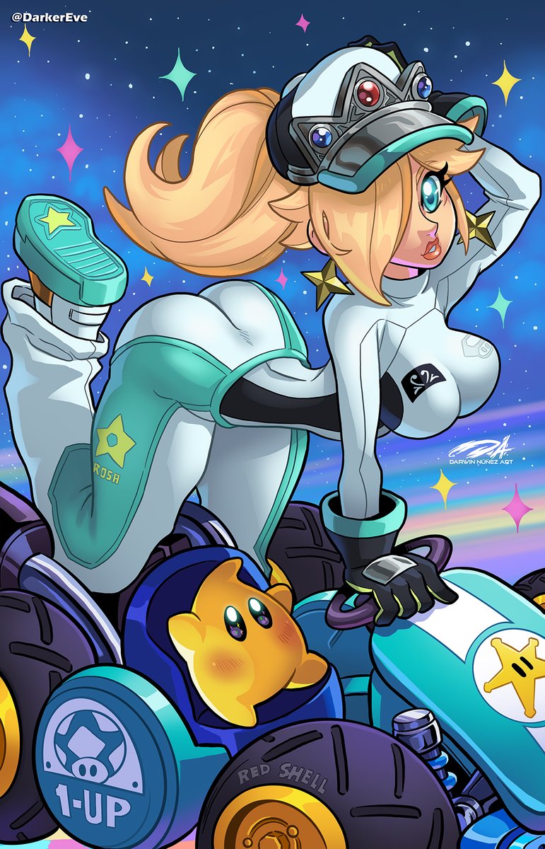 My last entry on the Mario Kart World series, time for the galaxy  princess to style, Princess Rosalina and Luma taking the stage,hope you  folks enjoy this one. #MarioKartWorld #Rosalina #SuperMarioGalaxy