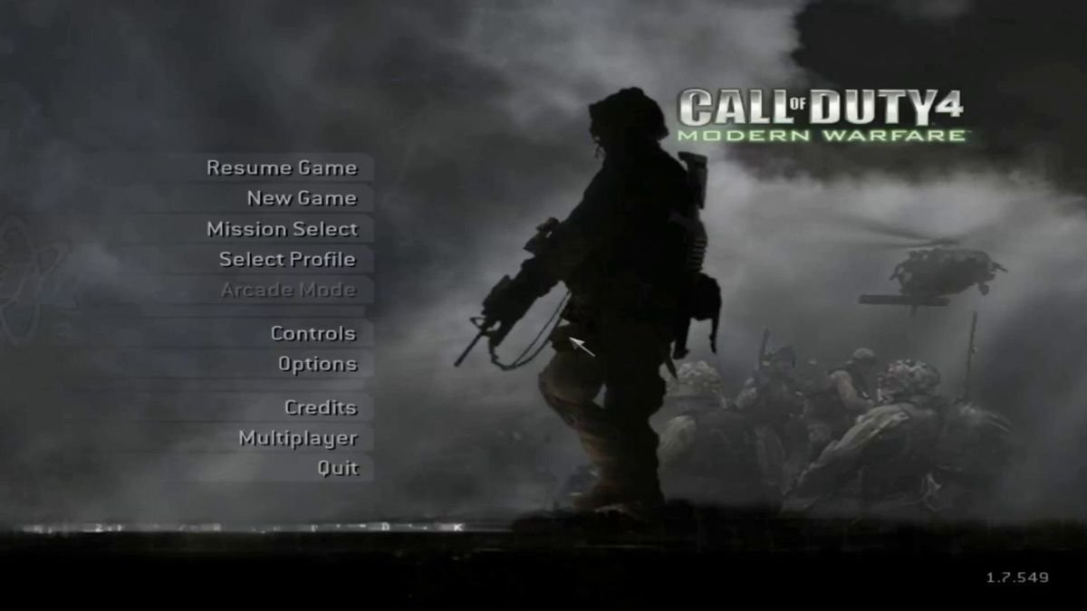 VideoGameHstry's tweet photo. Call of Duty 4: Modern Warfare was released 18 years ago today https://t.co/QVkMXOjkom
