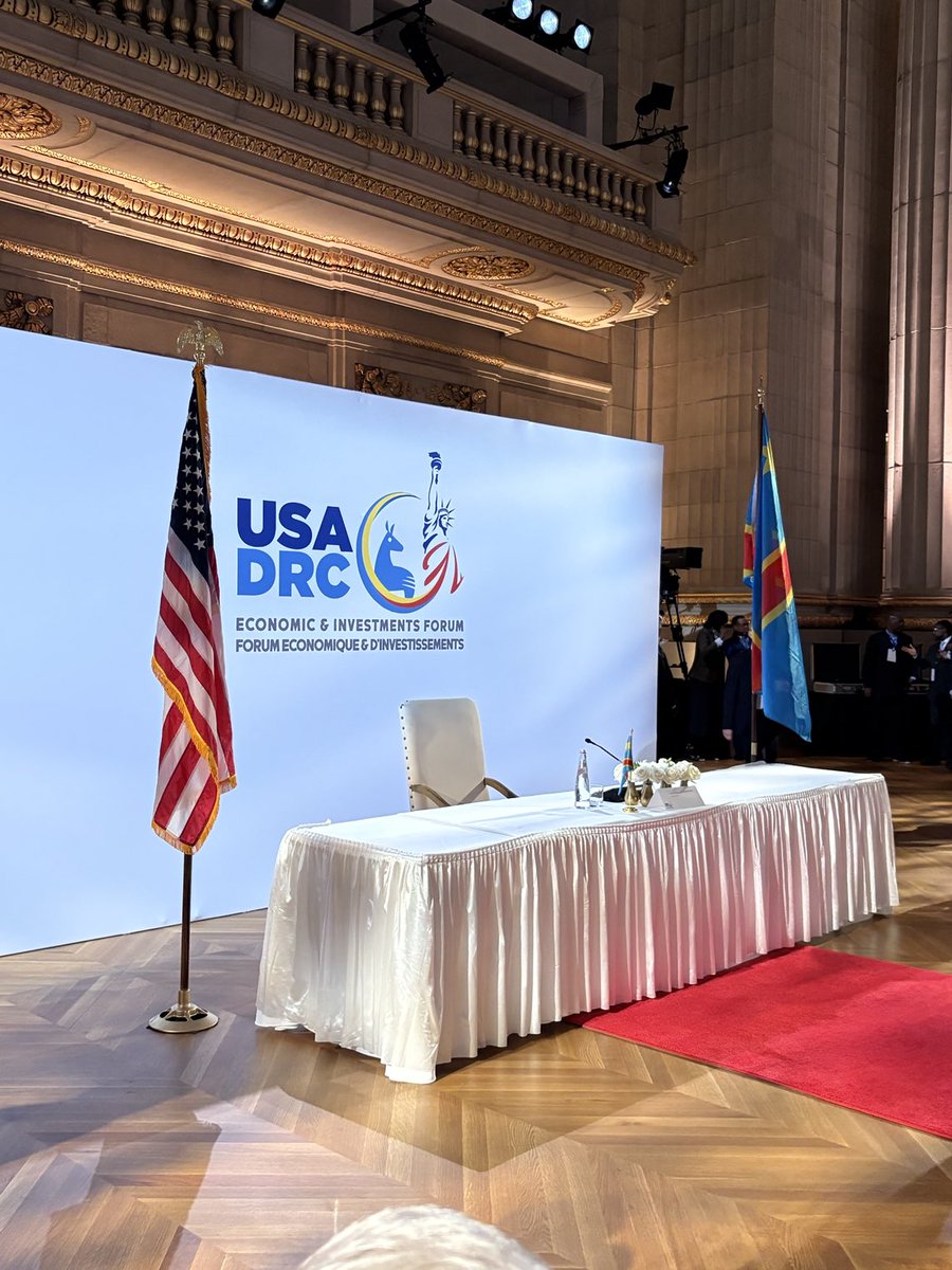 In Washington today to discuss future flows of cobalt in the global trading system. America has become very proactive to secure greater mineral security.