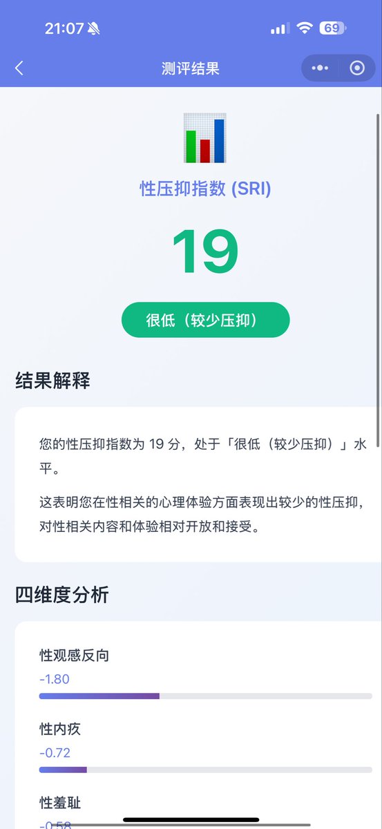 《较少压抑》？？但是我感觉我好压抑