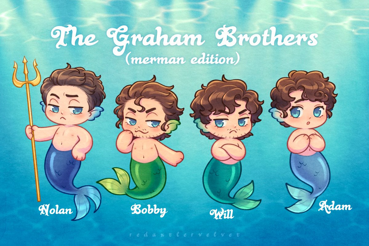 The merman Graham brothers #Hannibal #HEU