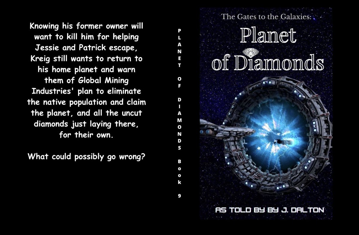 Today, 10/14/2025 is the 2 year anniversary of the release of my 9th book in The Gates to the Galaxies series, "Planet of Diamonds"  

It sure would be nice to see at least 1 sale in honor of that anniversary.

Planet of Diamonds ⭐️⭐️⭐️⭐️⭐️
amazon.com/dp/B0DK1JJVNG