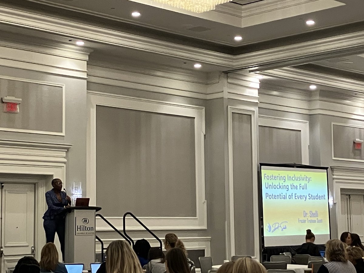 Day 2 of #OAGC2025 starting off strong with <a href="/iamdrshelli/">Shelli Frazier Trotman Scott</a> - there is undiscovered brilliance sitting in our classrooms. When we know better, we’ll do better ✨ especially for our culturally and linguistically diverse students.