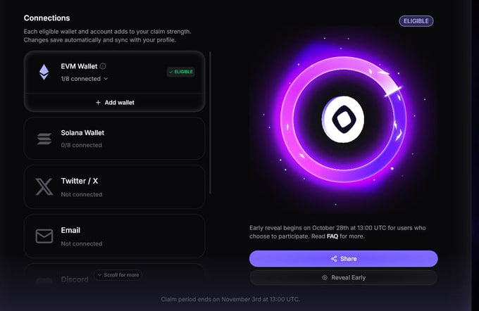 solotop999's tweet photo. TIÊU CHÍ NHẬN AIRDROP MONAD $MON

Monad Foundation phân phối $MON cho ~230,000 người dùng theo 5 nhóm 👇

1. Monad Community: thành viên lâu năm, đóng góp tích cực, tham gia Monad Cards / Recognizer

2. Onchain Users:
 • Trader DEX khối lượng lớn
 • Người gửi vốn DeFi (Aave, Pendle, Morpho, Uniswap, v.v.)
 • Chủ NFT bluechip (Azuki, Milady, Pudgy, SMB...)
 • Thành viên DAO hoạt động

3. Crypto Community: người dùng thật, có ảnh hưởng trên Twitter, Farcaster, Backpack, LobsterDAO, MetaDAO, v.v.

4.  Contributors & Curious:nhà nghiên cứu bảo mật (ZachXBT, SEAL 911, Cantina), Protocol Guild, học viên RareSkills / SheFi

5.  Monad Builders: dev & team xây dựng trên Monad, tham gia hackathon & IRL events

✅ Snapshot: 30/09/2025
➡️ Claim tại: https://t.co/ZDgQzMH5HL
⏳ Hạn: 3/11/2025

LAG  CMR chưa check được :v