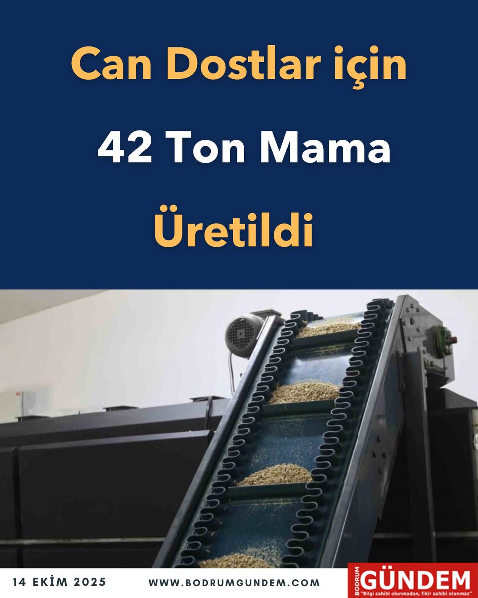 Can Dostlar için 42 Ton Mama Üretildi bodrumgundem.com/2025/10/14/can…