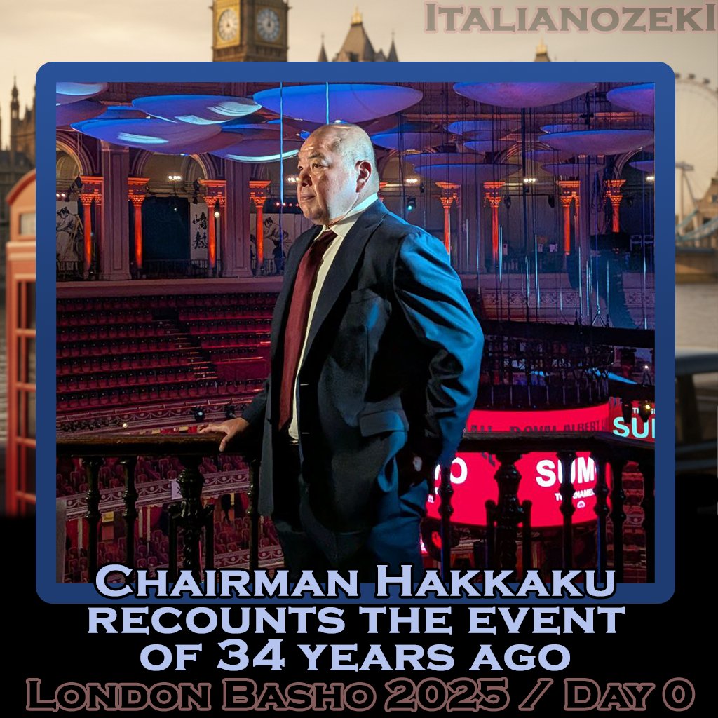 𝐒𝐮𝐦𝐨 𝐏𝐞𝐫𝐟𝐨𝐫𝐦𝐚𝐧𝐜𝐞 𝐢𝐧 𝐋𝐨𝐧𝐝𝐨𝐧 𝐭𝐨 𝐒𝐭𝐚𝐫𝐭 𝐭𝐨𝐦𝐨𝐫𝐫𝐨𝐰: 𝐂𝐡𝐚𝐢𝐫𝐦𝐚𝐧 𝐇𝐚𝐤𝐤𝐚𝐤𝐮 𝐫𝐞𝐜𝐨𝐮𝐧𝐭𝐬 𝐭𝐡𝐞 𝐞𝐯𝐞𝐧𝐭 𝐨𝐟 𝟑𝟒 𝐲𝐞𝐚𝐫𝐬 𝐚𝐠𝐨
The Grand Sumo London Performance, being held for the first time in 34 years, is set to begin on the