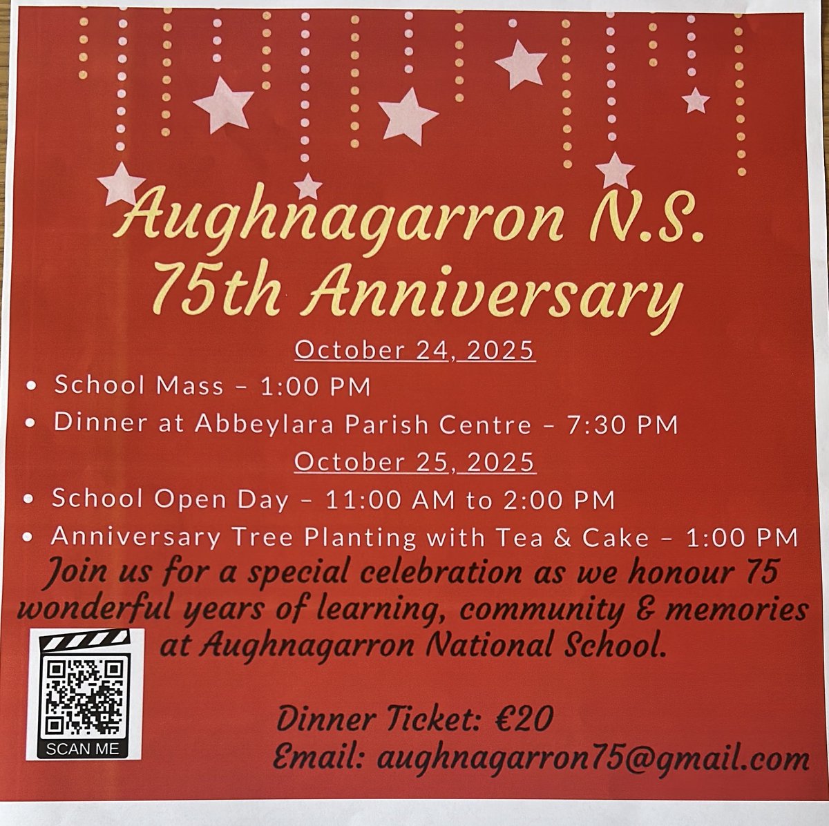 Join us for the premiere of our student-made film showcasing the heart of our local community – a celebration of our roots and our future. 🌟
🎉 Part of our school's 75th Anniversary celebrations! <a href="/CreativeSchools/">Be Creative</a>