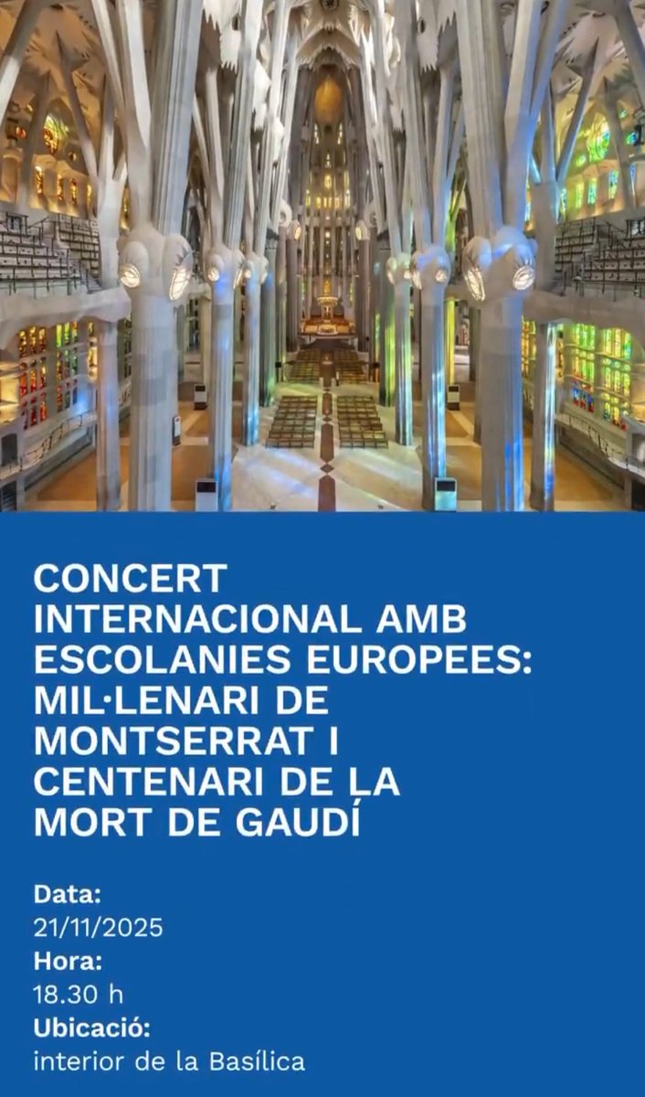 Aquest és la mena d'actes que haurien de ser plens d'estelades i de reivindicació cultural i intel·lectual del catalanisme (és a dir identitària) perquè si no sabem aprofitar el Centenari de Gaudí i el Mil·lenari de Montserrat ALHORA dins la SF ja podem plegar veles com a país.