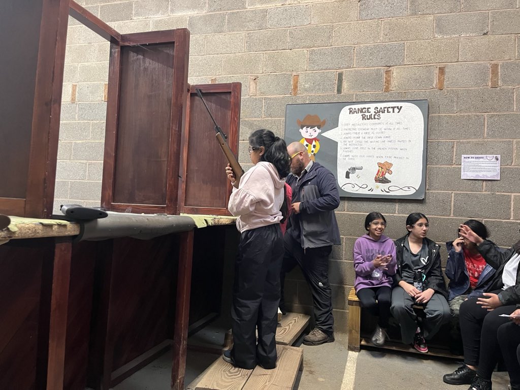 Rifle shooting next, the children were amazing at this! Lots of fun had 😊👏🏻<a href="/AbbeyMead_TMET/">Abbey Mead Primary Academy</a>