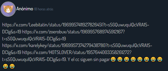 zchismes's tweet photo. Justo estaba pensando en el anon de las stalkeadas, lo manifesté con la mente.

- 🕸️

https://t.co/nuG1RtT2EO
https://t.co/BEdy5YyGez
https://t.co/SfFuaQf9He
https://t.co/5LGGc24iPb https://t.co/bIrtYQ6vzz