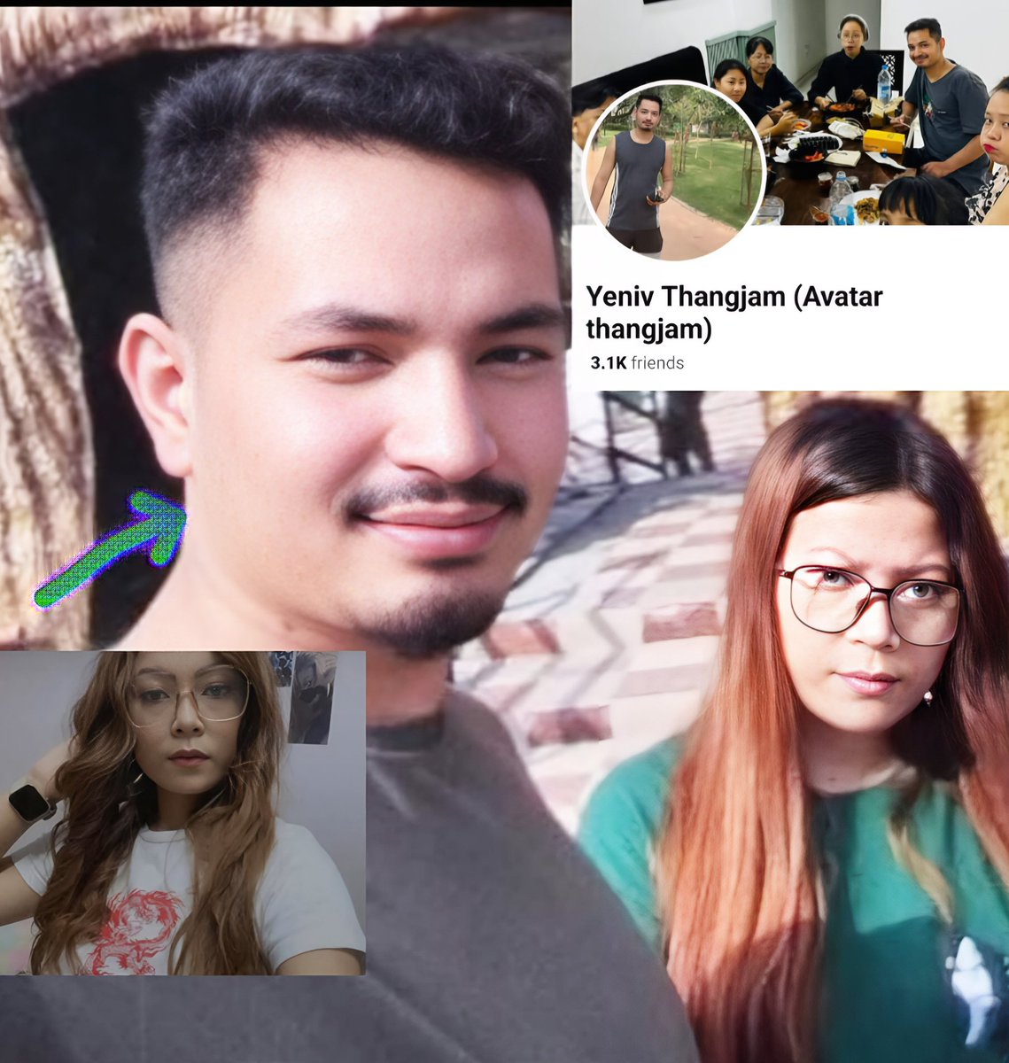 JShakurB's tweet photo. 🔞 DELHI HORROR: A SPILLOVER OF MANIPUR'S ETHNIC HATRED IN THE CAPITAL.
📌 In one of the most horrific & sadistic exhibition of cruelty extending beyond Manipur's border since 3rd May, Nengneithem Khongsai was savagely murdered by her partner, Thangjam Yeniv Meitei in Delhi last night (13 oct 2025).

📌 The brutality was even more harrowing as the killer, Thangjam Meitei forced the poor & helpless parents of Nengneithem to join a video call & made them watch in unspeakable agony as he pinned their daughter against the wall, stabbing her again & again before mutilating & decapitating her head, replicating the brutality inflicted upon David Thiek in Manipur.

📌 The killer, Thangjam Meitei from Moirang is a member of the newly founded Arambai Tenggol- Delhi Branch & he was no stranger to violence, no stranger to hate.
His social media was littered with venom against the Kukis & Pangals, even as he lived & ate under the same roof with her would be victim (L) Nengneithem Khongsai.

📌 He showed no trace of remorse after butchering her, he washed the blood, scrubbed the crime scene & tidied up their apartment until police broke down the door on a tip from horrified neighbors & landlord who had heard her screams.

📌 Since May 3rd, a grim tally has been growing of Kuki women (victims) who left their own families, crossed Ethnic lines & married into Meitei households were met with fate both brutal & unforgivable. They were butchered not for betrayal or personal grievance, but for one reason alone, because they were Kuki Ningols.
The latest savagery in Delhi cannot be reduced to an isolated act of rage or dismissed as a crime of passion. To construe it that way would not only be a travesty of Justice but also a dangerous obscuring of the cold blooded reality & cruel intent behind this heinous act.