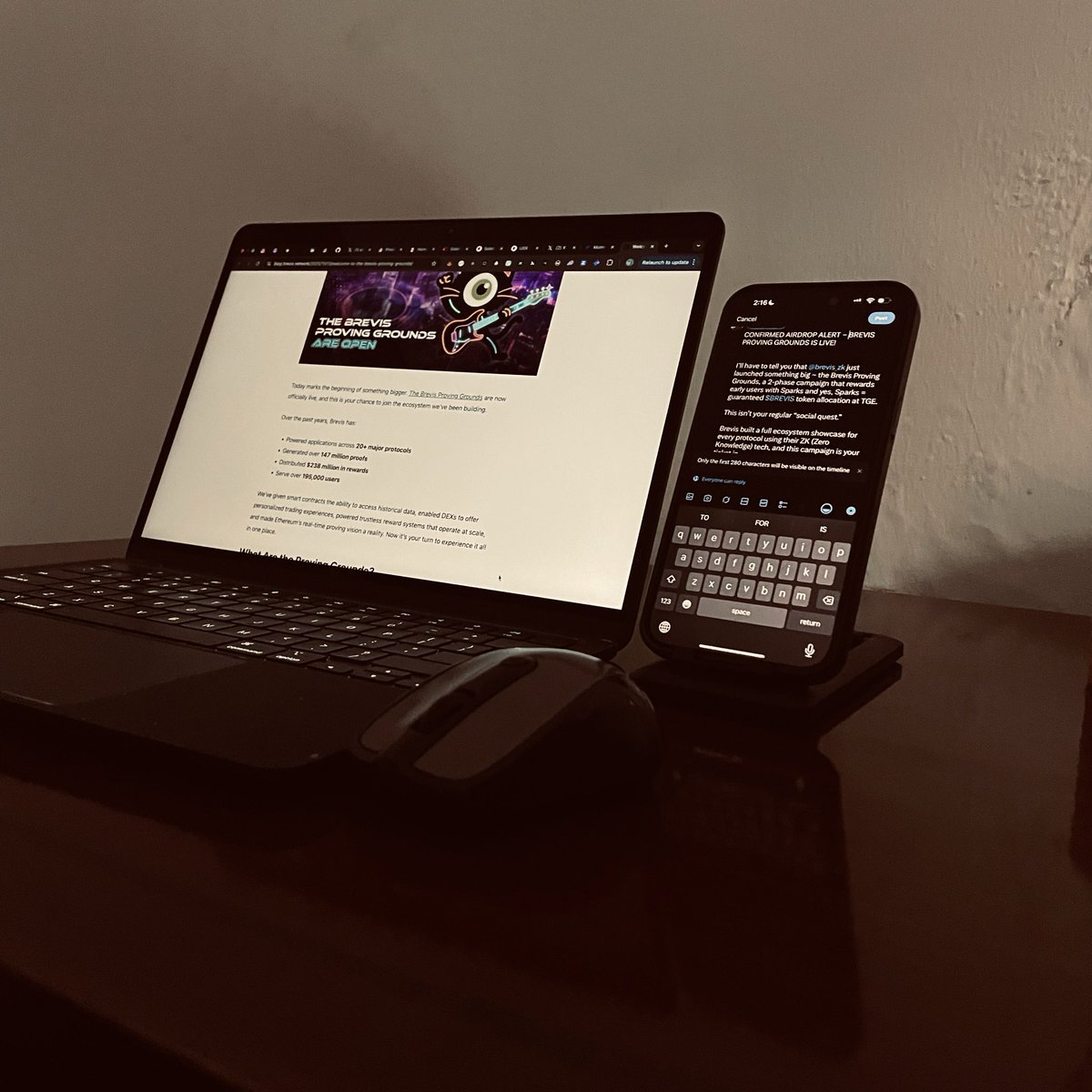 CONFIRMED AIRDROP ALERT ~ BREVIS PROVING GROUNDS IS LIVE!

Do this first before you read 

proving-grounds.brevis.network/3pgnq9 ( connect wallet and do your tasks to earn sparks )

I’ll have to tell you that <a href="/brevis_zk/">Brevis</a> just launched something big ~ the Brevis Proving Grounds, a 2-phase