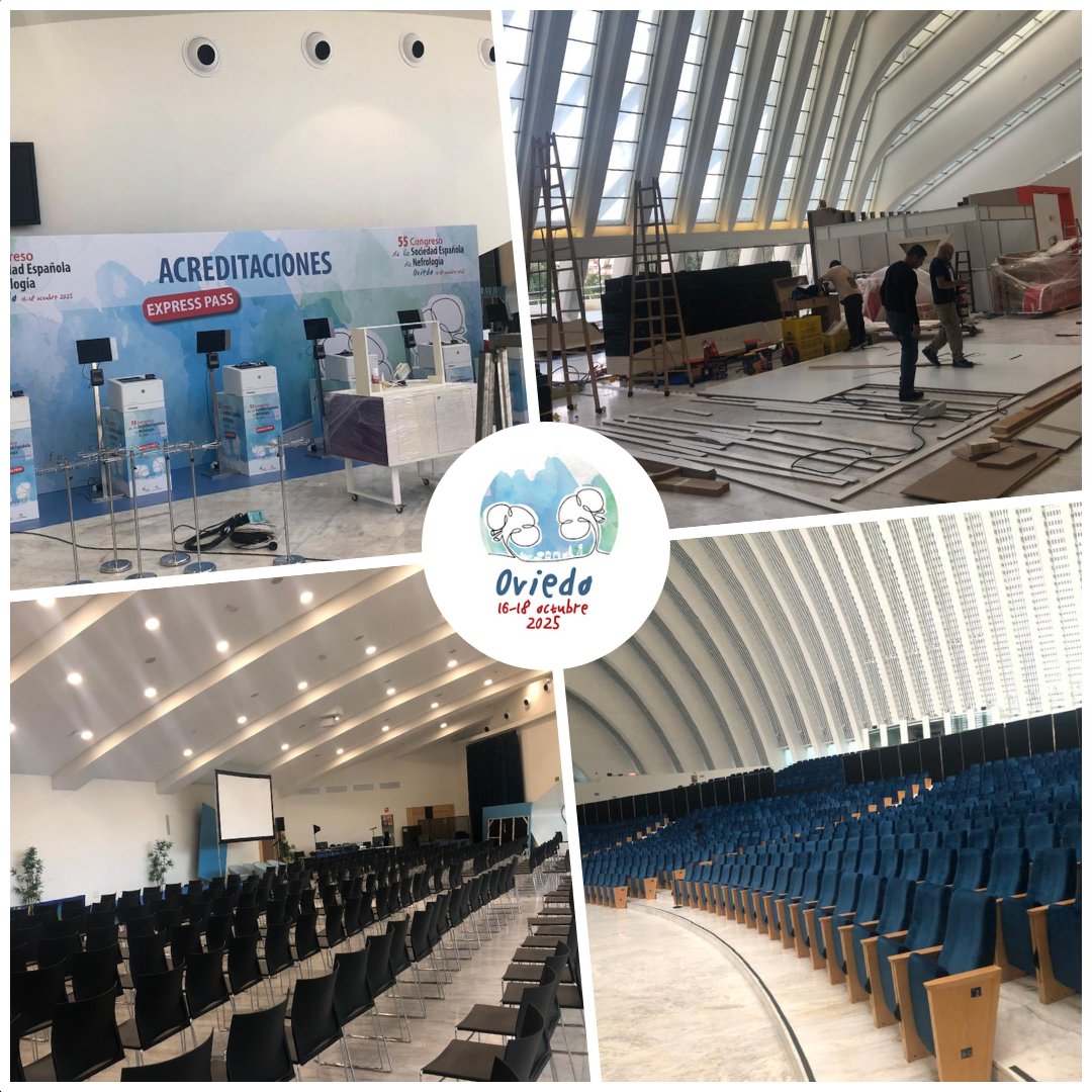SENefrologia's tweet image. ¡Ya estamos preparando la sede de #Senefro25 Oviedo!👏👏

¡Arranca el camino hacia el 55 Congreso Nacional de la S.E.N.!
🤗Os esperamos con los brazos abiertos en este encuentro científico que hemos preparado con tanta ilusión 👏 @ManuelGorostidi @EmiliSanAlv @HUCA_Asturias…