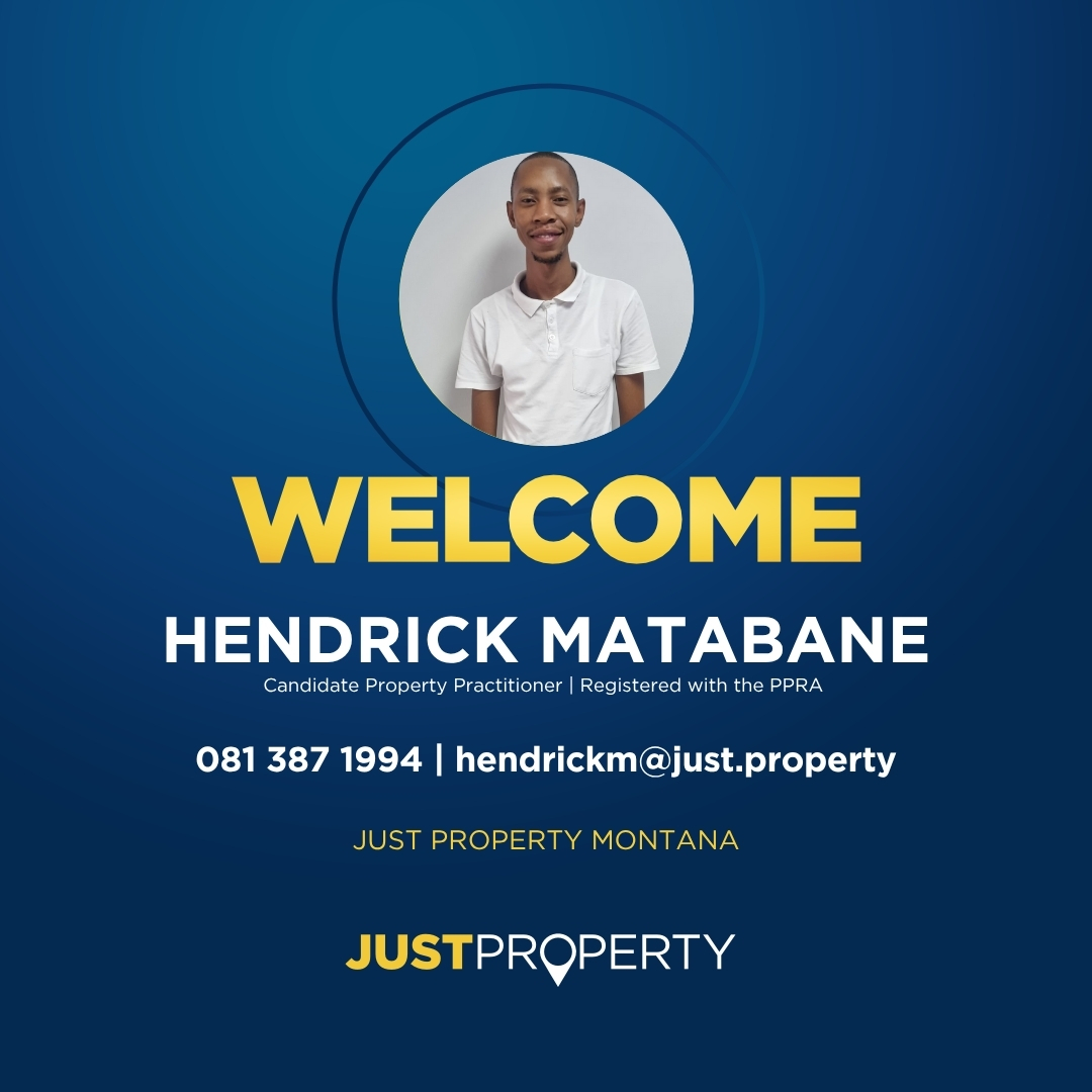 JustPropMontana's tweet photo. A very warm welcome to our new sales agent, Hendrick Matabane, who joined our team today.

For all your property needs, feel free to contact him on hendrickm@just.property - 081 387 1994

#CreatingWealthThroughProperty #justpropertymontana #salesalesale #sales https://t.co/dxTjRF4M0p