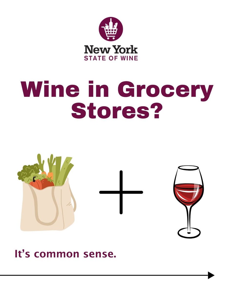 cecc_ny's tweet photo. Why make two stops when you could make one? 🍷 + 🛒 = convenience. Join the movement with 75% of your fellow New Yorkers: https://t.co/rD89V1k7Xz 

#WhyWIGSMatters #WineInGroceryStores #NewYorkStateofWine https://t.co/l1qEl4tC0N
