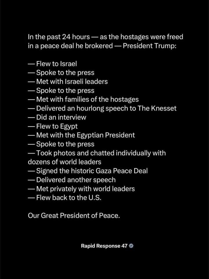 Anyone believe Biden or Kamala could do any of this? I’ll wait..