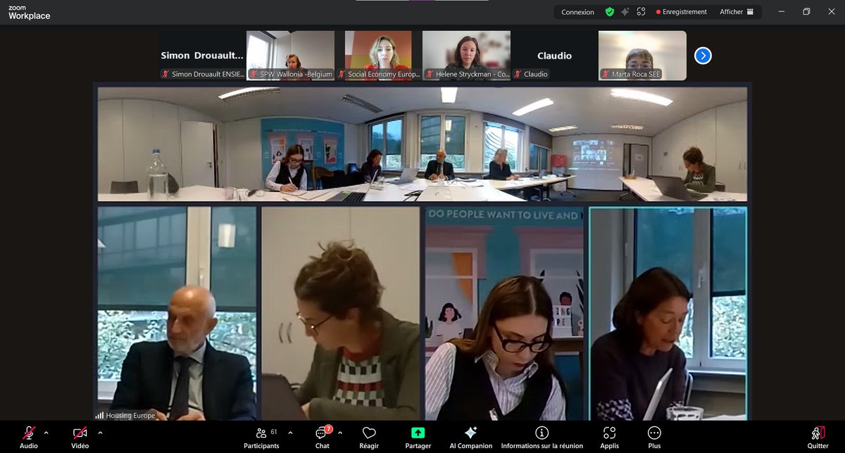 ensienetwork's tweet photo. 🏛️ ENSIE joined the #SocialEconomy & Services of General Interest #Intergroup meeting on housing today!
🏠 We brought the voice of #WISEs to the discussion on inclusive, affordable & sustainable housing across Europe.
Thanks to all the participants for the inspiring exchange! 💬 https://t.co/h7IRQh4phn