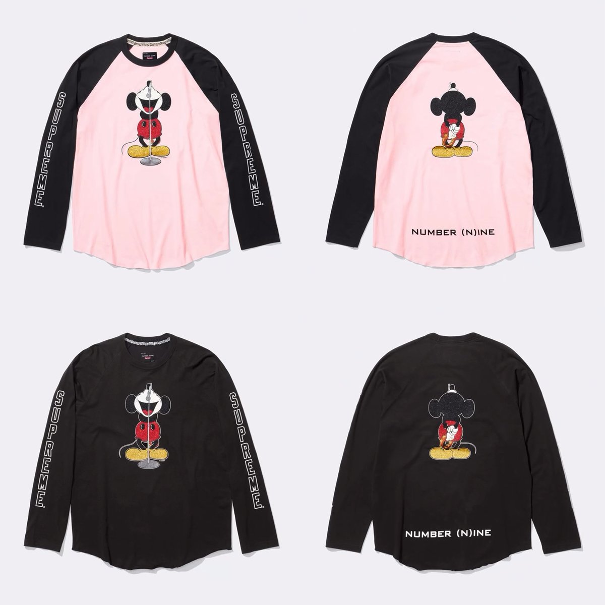 Supreme x Number (N)ine Collaboration 📌 • October 16th - Mickey