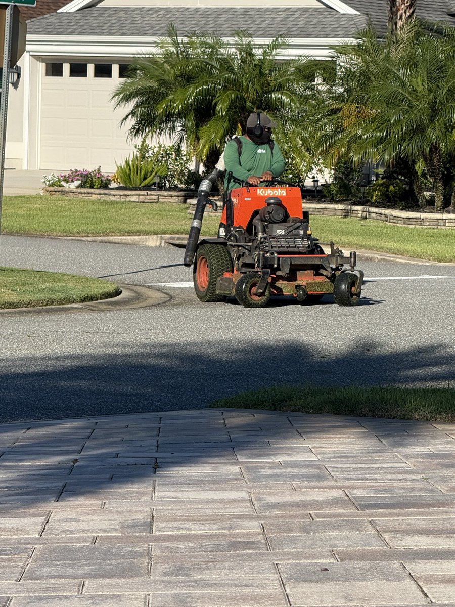 It’s Tuesday and I can’t describe how much I detest this guy who mows some of my neighbors’ lawns. Noisiest mower/blower combo and he rides around using both simultaneously like a modern day jouster.