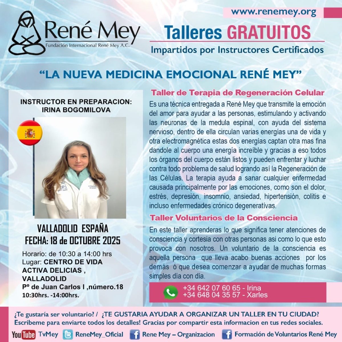 StopPseudo's tweet image. Por favor, @AyuntamientoVLL, #StopPseudociencias #coNprueba. Esto que pretenden albergar este sábado en el Centro de Vida Activa &quot;Delicias&quot; no tiene absolutamente ningún fundamento. Consulten con @OMC_Esp.
cc/ @sanidadgob @012CMadrid