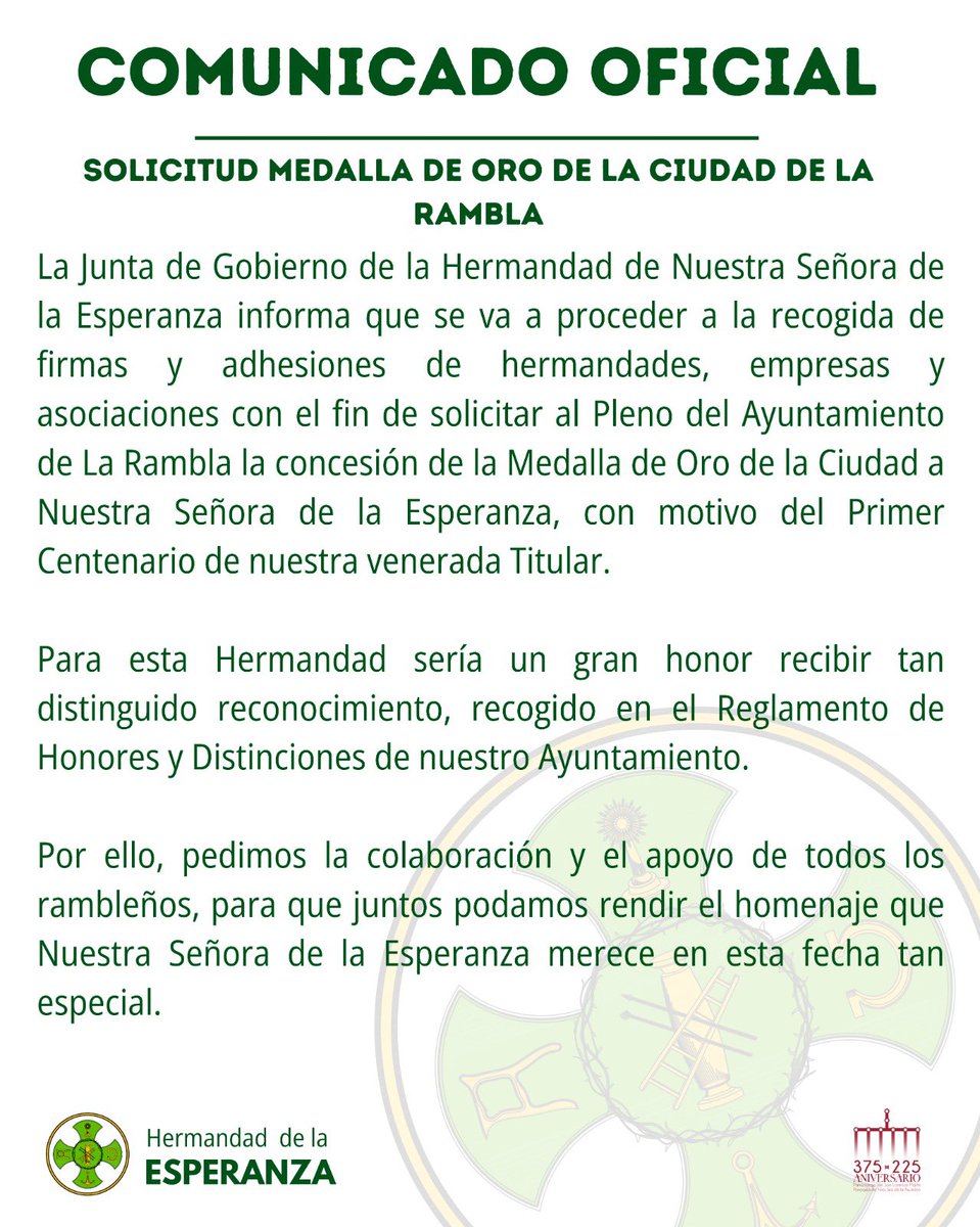 Hermandad Esperanza La Rambla tweet media