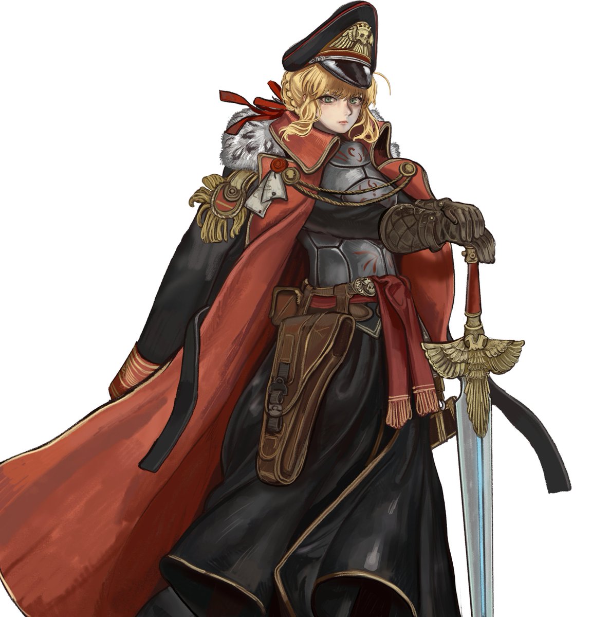 101ho_'s tweet image. Commission Thank you
Commissar Saber
#Commission #warhammer40k