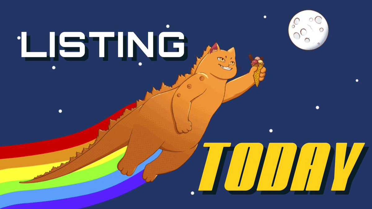 CatzillaToken's tweet image. TODAY IS THE DAY, CATZILLA FAM 🎆🎆🎆

$CATZILLA IS FINALLY GETTING LISTED 😻😻😻

❗️ We will soon share the details ❗️

LFG, CATZILLA FAM 🚀🚀🚀