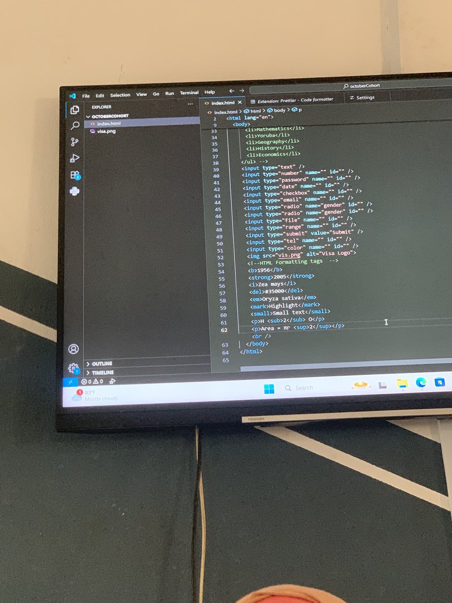 adekol999's tweet image. Second day as an upcoming full stack developer 🧑💻Im just a beginner #fullstackdeveloper #FrontEndDeveloper #html
