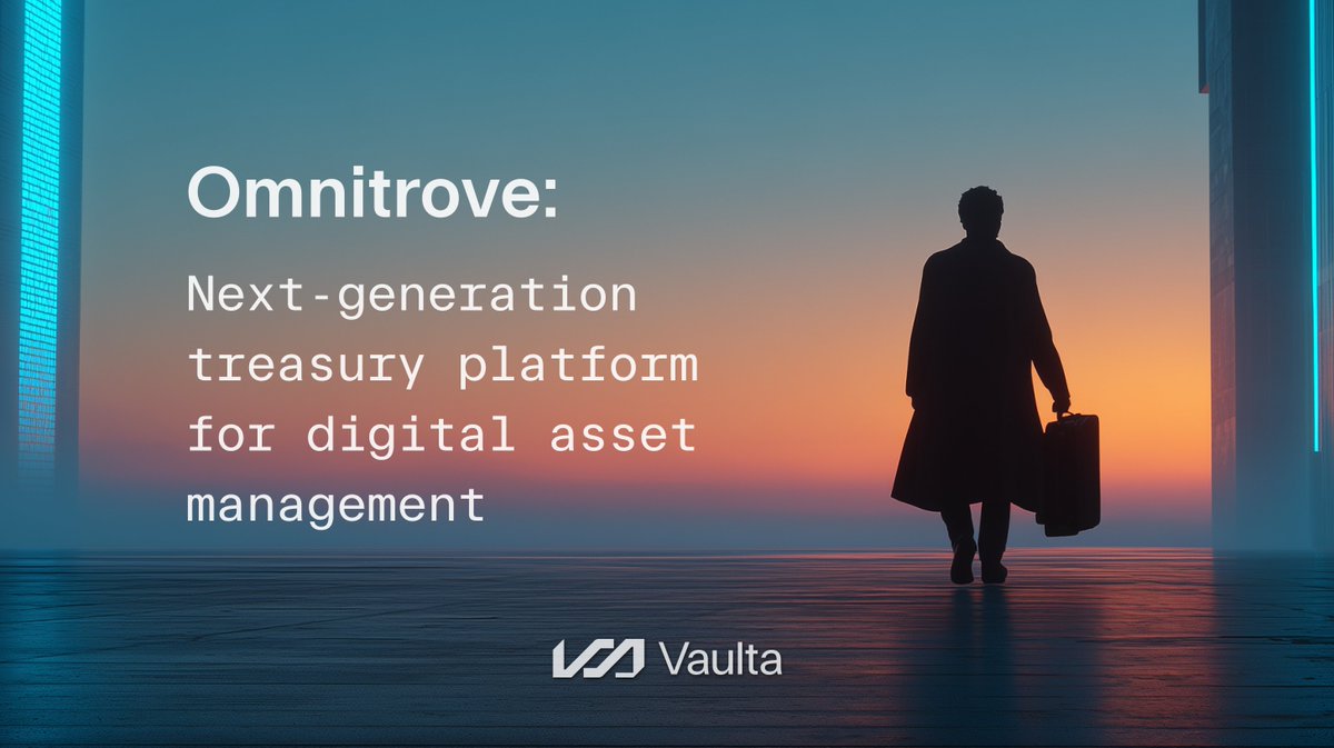 Proud to share what we’ve been building at <a href="/Vaulta_/">Vaulta</a> 

Omnitrove connects every system where value moves: banks, wallets, and exchanges, giving treasury teams unified oversight and control through one connected platform.

vaulta.com/resources/omni…