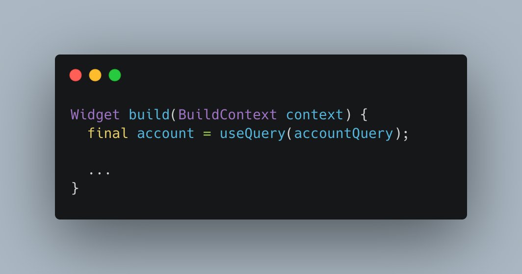 gilsjulio's tweet image. 3 years in the making internally… Volt ⚡️ is now open source and just released v1.0.0!

Bringing the best parts of React Query to Flutter: 

caching, reactivity, error handling, polling, schema changes + more

No codegen &amp;amp; one liner usage
