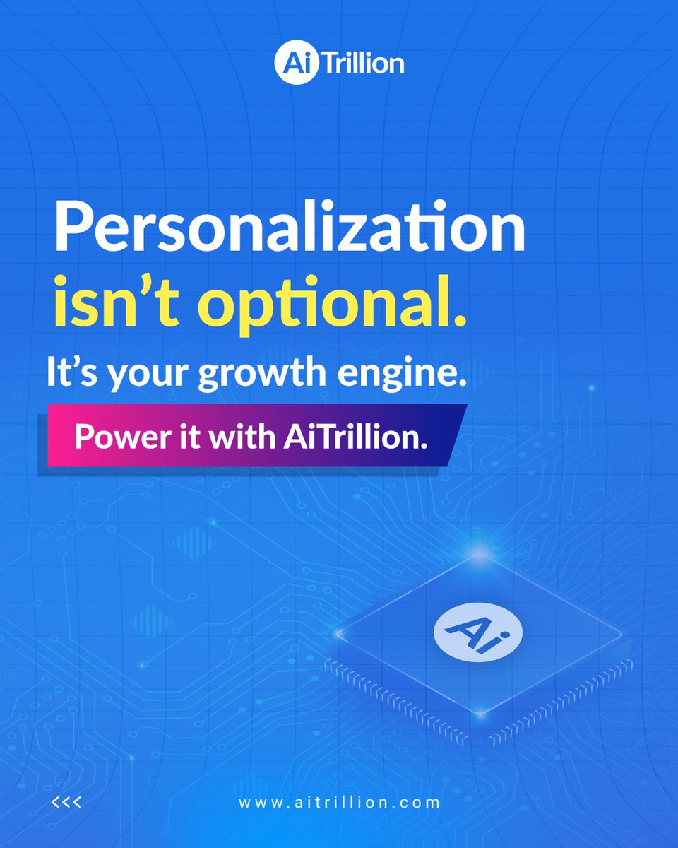 Stop guessing what your customers want. 🎯

<a href="/AiTrillion/">AiTrillion | Grow E-Commerce Faster!🚀</a>'s AI already knows!!

Install today on <a href="/Shopify/">Shopify</a>: lnkd.in/d2kpyTzj 

#BFCM2025 #AiTrillion #Shopify #Personalization #itfc #readingfc #TheAlibiOfficialTrailer