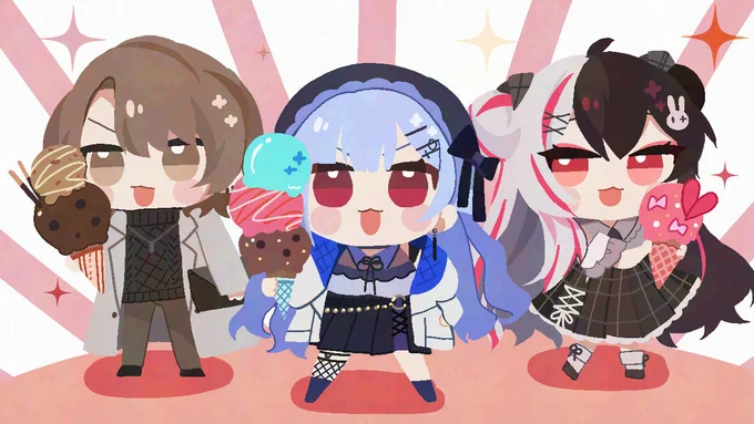 アイス #はかせレポート #れなの鳥っくあーと #加画美