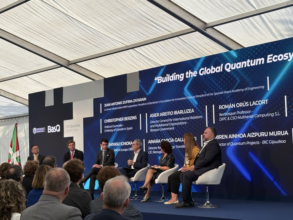 ViralgenVC's tweet image. We are proud to join @Gob_eus and @IBMResearch at the launch of Europe’s first IBM Quantum System Two in #Donostia 🇪🇺
This milestone marks a new era for quantum computing in Europe powered by @IBMResearch.
The future of quantum innovation starts here. #QuantumComputing