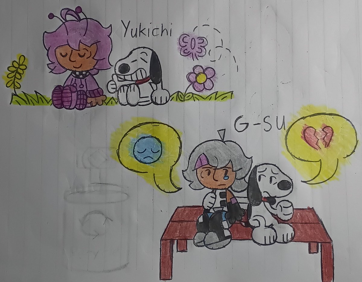 [source: <a href="/GLITCHDROID_/">GLITCHDROID</a> ] 
#fnfkou #fnfgsu #fnfspacey #fnfyukichi #fnfvoid #fnfspacegang #CelestialRedux
I draw spacegang as a Peanuts characters (avatar).