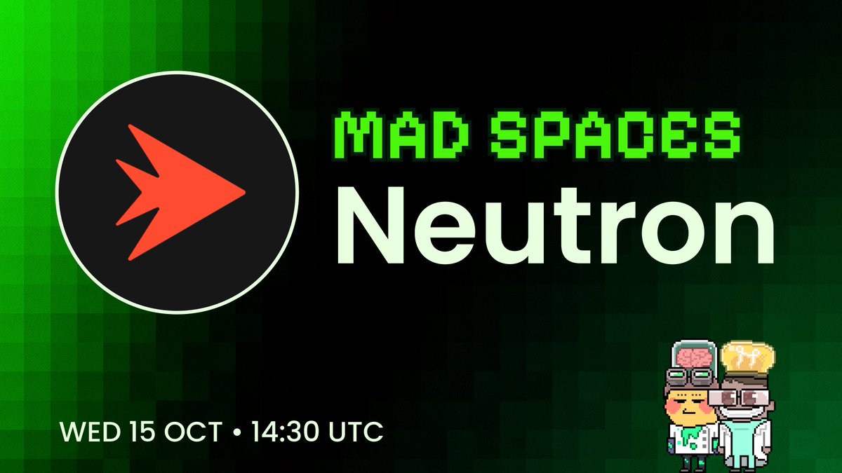 Behind the Science <a href="/neutron_org/">Neutron</a>

Grow your Bitcoin

⏰  Wed Oct 15th, 14:30 UTC
👇  Set your reminders
 x.com/i/spaces/1dRJZ…
