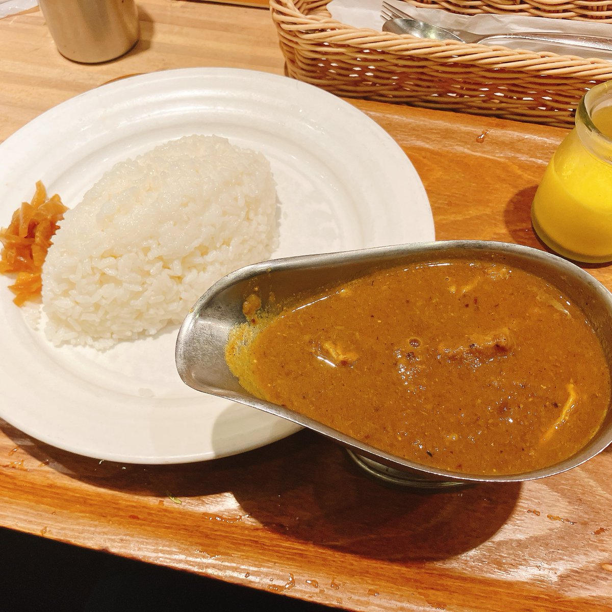sirap_461's tweet image. 東京カレー屋名店会でエチオピアのビーフカレー
