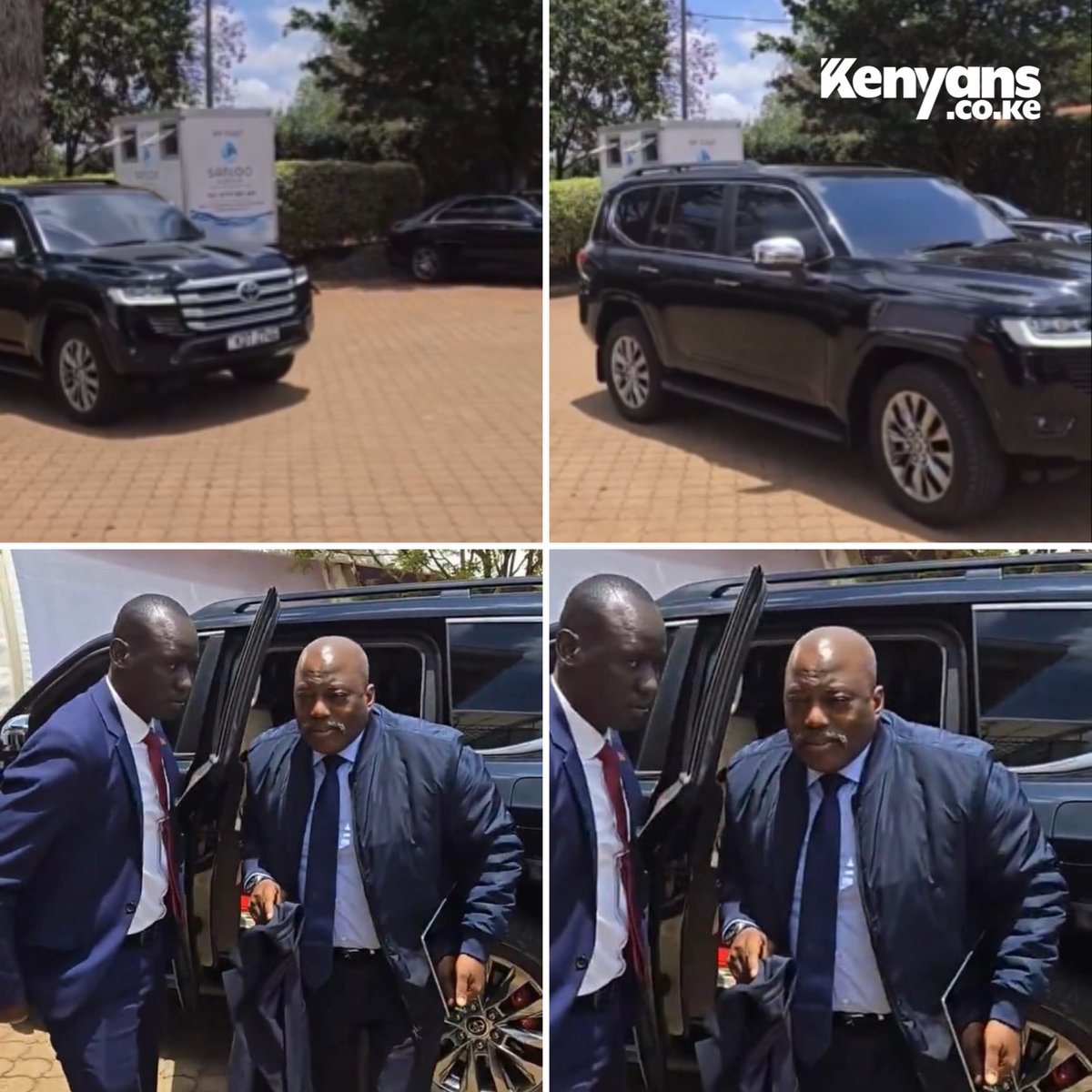 Kenyans's tweet image. Former DRC President Joseph Kabila, who was sentenced to death for war crimes, spotted in Nairobi for a meeting with DRC opposition leaders