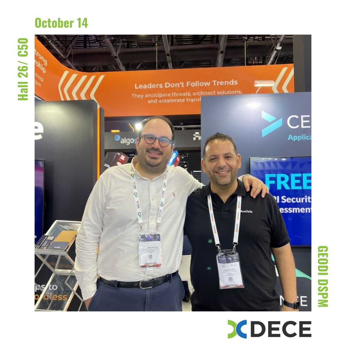 SoftwareDECE's tweet image. 🌍 Day 2 at GITEX Global 2025!
🔐 We’re shaping the future of data security at GITEX Global 2025!
Explore how GEODI DSPM delivers AI-powered protection and compliance.
📍 Visit Hall 26 / C50 to experience intelligent data governance.
#GITEXGLOBAL2025 #GEODI #DECESoftware