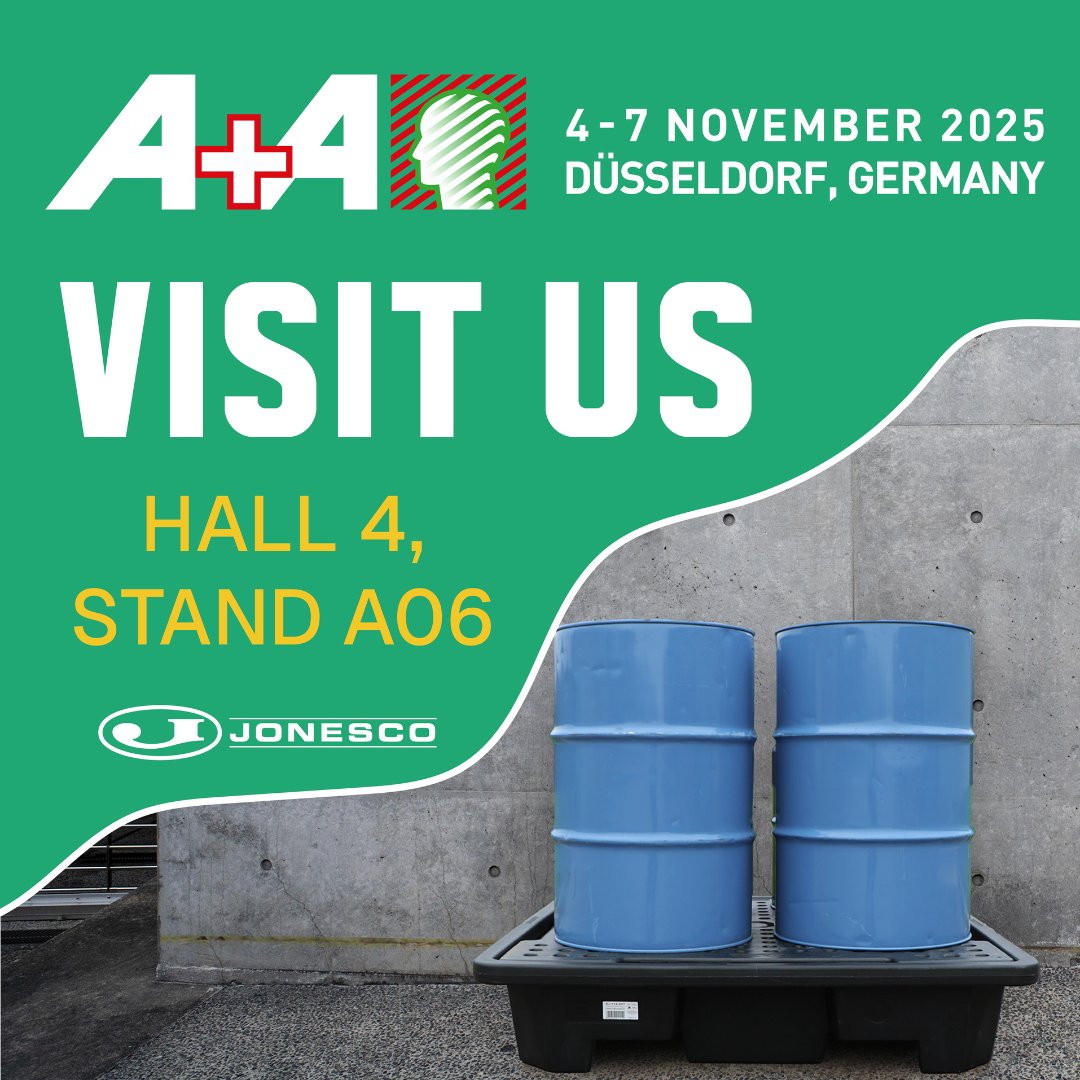 Join us at A+A 2025 in Düsseldorf!​ In just a few weeks, the Jonesco team will attend the international trade fair for workplace safety, health and environmental protection.​ 

📍 Messe Düsseldorf – 𝗛𝗮𝗹𝗹 𝟰, 𝗦𝘁𝗮𝗻𝗱 𝗔𝟬𝟲​.
🤝 Shared stand with LACONT Umwelttechnik GmbH.