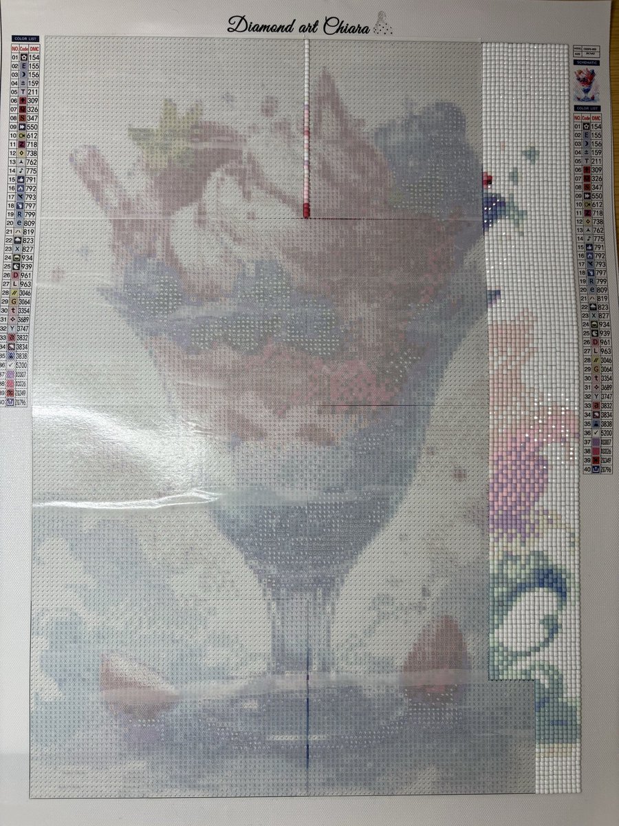 o_no_k2022's tweet image. 61作品目
2日目
#ダイヤモンドアート進捗 
#ダイヤモンドアート