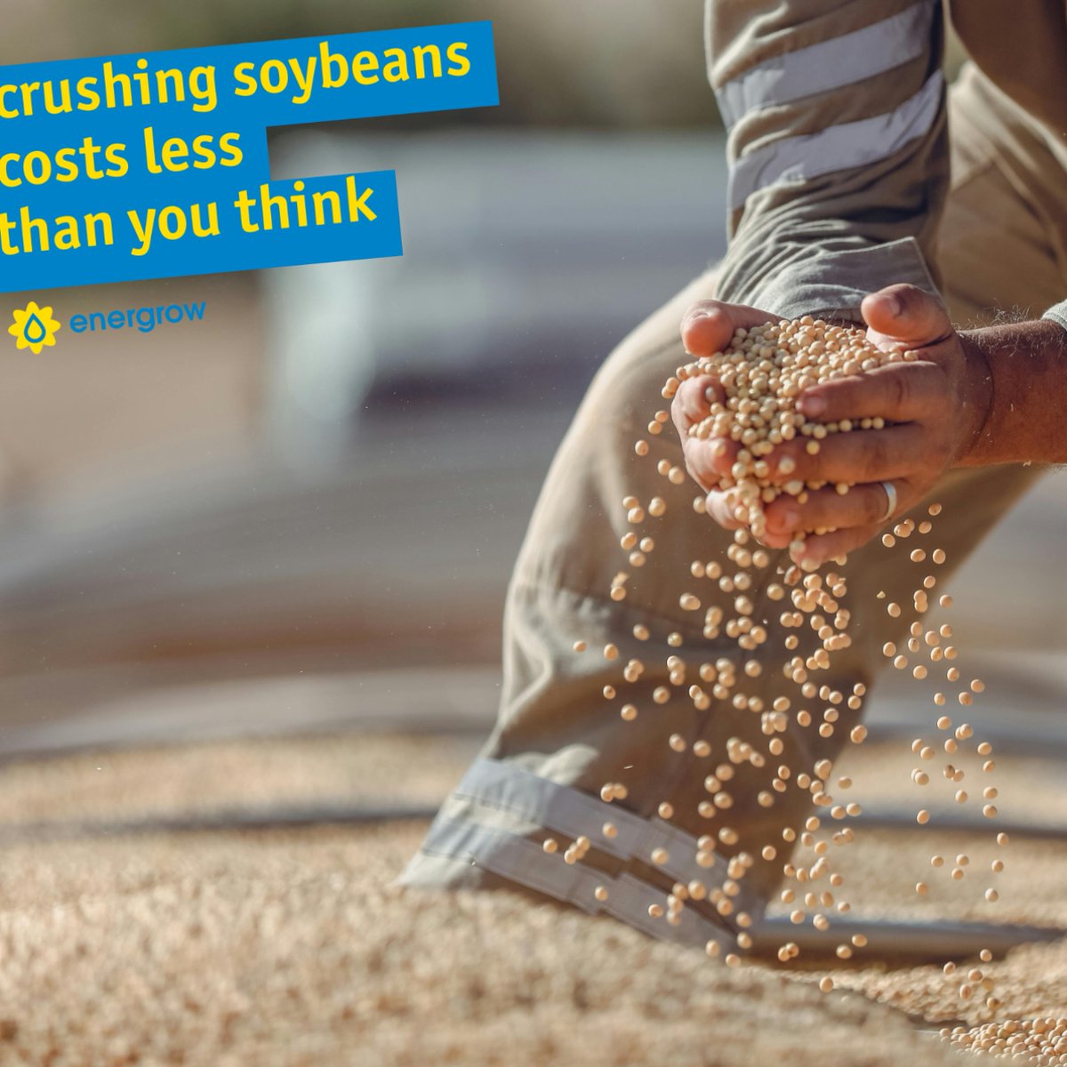 What’s it cost to crush your own soybeans? Just $23.37/MT — including grinding, crushing &amp; full automation (parts + power @ $0.13/kWh).
That 1MT gives you 900kg soybean meal + $60+ in oil income.
Take control. Keep the margin