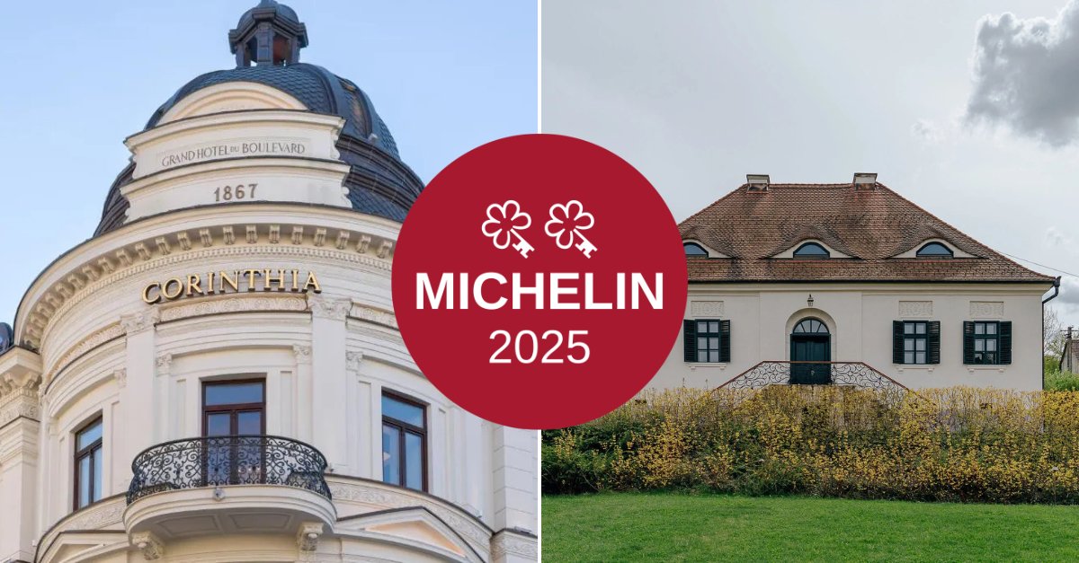 RolandiaTravel's tweet photo. Romania now shines with two “Two MICHELIN Key” hotels — each offering an exceptional stay.

🌆 Corinthia Grand Hotel, Bucharest – timeless elegance in the heart of the capital.
🏰 Bethlen Estates, Transylvania – heritage, calm, and authenticity in a restored noble estate. https://t.co/w85gYCFDiU