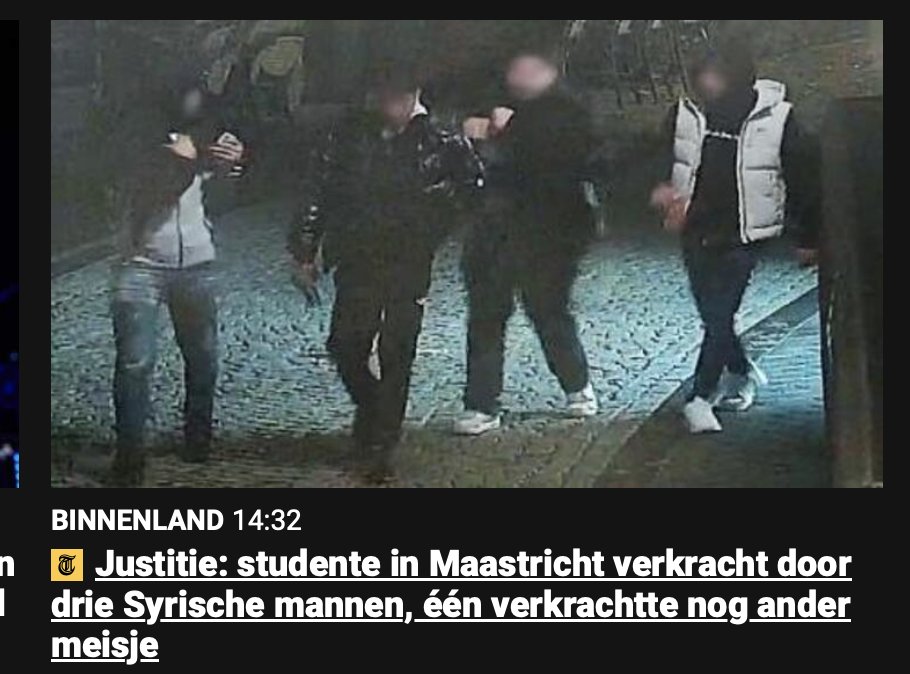 Studente in Maastricht verkracht door drie Syrische mannen