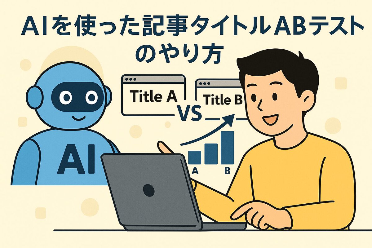 AI_SEOGuideLab's tweet image. AIを使った記事タイトルABテストのやり方 aiseo-guide.com/ai-title-abtes…