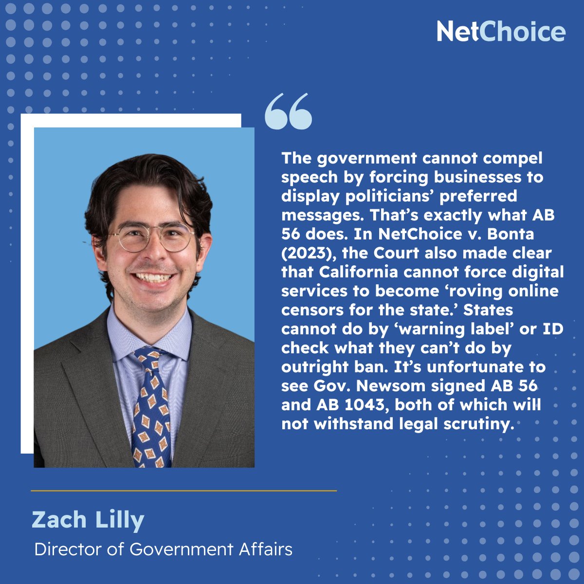 Gov. Newsom Slaps a Warning Label, New ID Checks on Free Speech Online

SACRAMENTO, Calif.—Yesterday, California <a href="/CAgovernor/">Governor Gavin Newsom</a> signed into law AB 56, a censorship provision requiring that online services become “roving censors for the state” and display government-approved warning