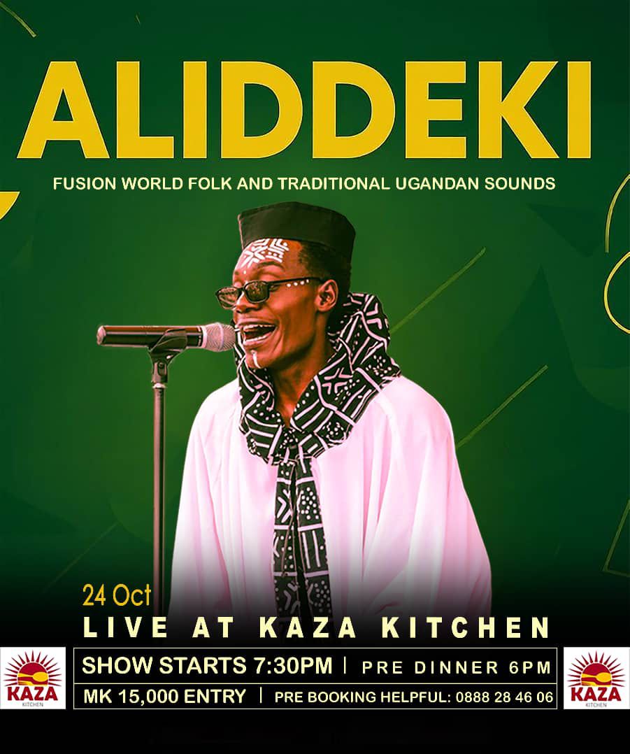 We’ve had to cancel the One Night Only show with Aliddeki Brian at Kweza 💔.
But don’t worry — you can still catch him:
🎵 Tues 21 Oct – Masterclass @ Uka (Free)
🎶 Thurs 24 Oct – Live @ Kaza Kitchen (MK15,000)
#Kweza #WeAreWhereWeArt #AliddekiBrian