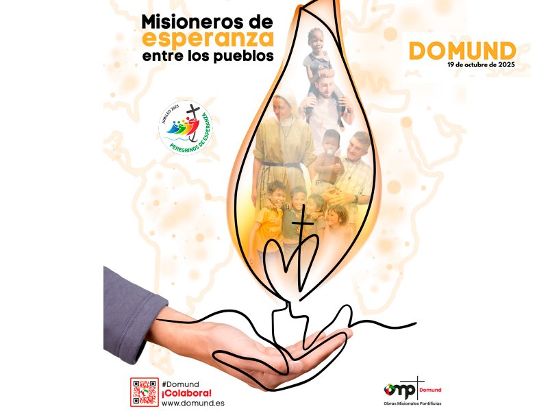 DeicDominicas's tweet photo. 👉 Este domingo celebraremos la jornada del #DOMUND2025: Misioneros de esperanza entre los pueblos. La misión no es solo ir lejos, es mirar el mundo con esperanza y encender luz donde todo parece apagado. 🌍💙
#Dominicas #ComunidadesDEIC #SomosMisión #MisionerosDeEsperanza https://t.co/0kqMjkAR3X