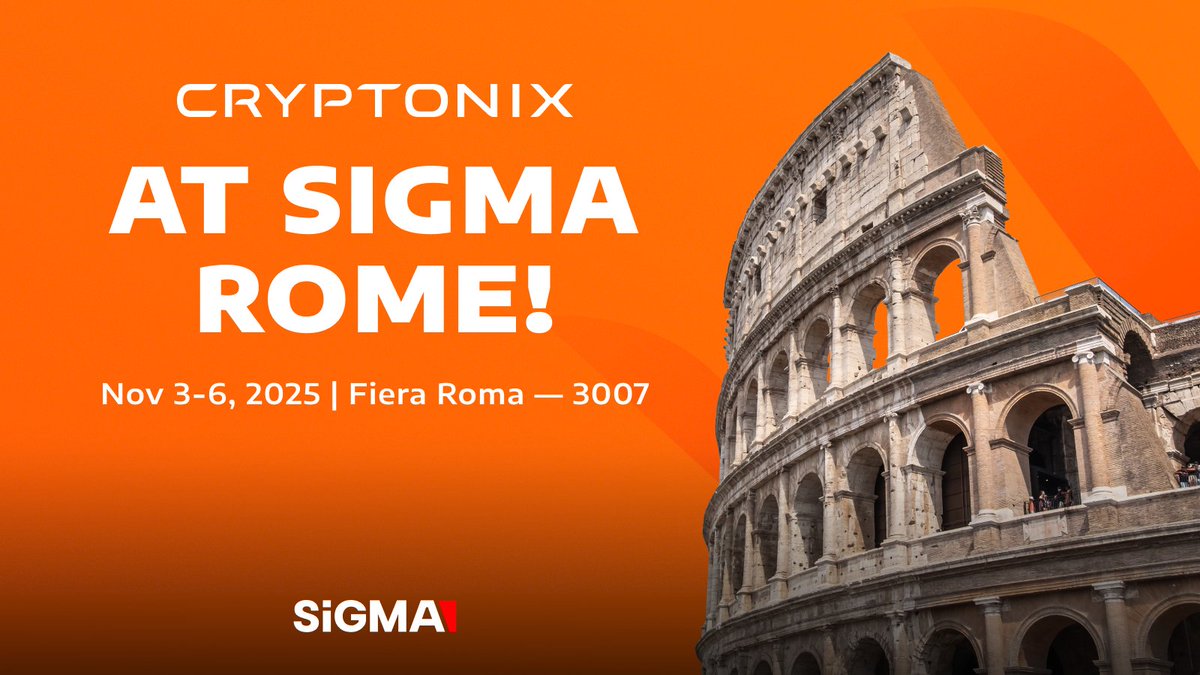 Cryptonix_pay's tweet image. Next stop: Rome 🇮🇹 Cryptonix is heading to #SiGMACentralEurope to connect with innovators shaping the future of #Payments 

📍Fiera Roma, Stand 3007
🤝Book a meeting — let’s talk #cryptopayments

tinyurl.com/2t6vtz76

#sigma #sigmarome #cryptomarket #bitcoin #bitcoinpayments…