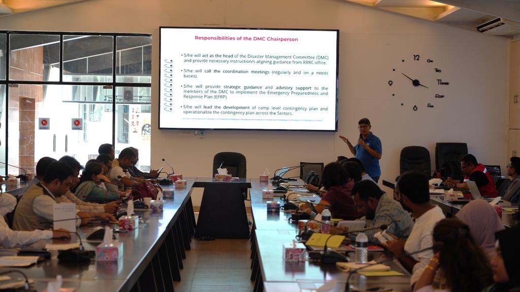 arafin_karim's tweet photo. The revised #DMC guideline for #CampSettlement was approved in June 2025! 
Today, @BDRCS1 co-hosted a dynamic sensitization workshop for Chairpersons &amp; Member Secretaries, boosting DRM coordination with key stakeholders. 
Together🤝, we’re enhancing our disaster readiness!
@ifrc https://t.co/DTtzVY9CLE